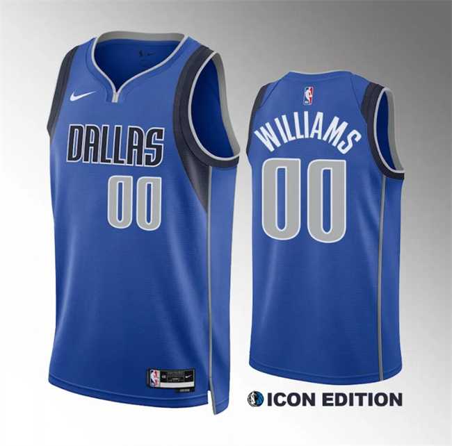 Men's Dallas Mavericks #00 Brandon Williams Blue Icon Edition Stitched Basketball Jersey Dzhi,We sell and wholesale Men's Dallas Mavericks #00 Brandon Williams Blue Icon Edition Stitched Basketball Jersey Dzhi on line form chian!